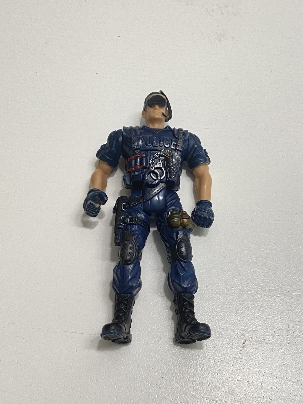 Vintage Chap Mei Police Force SWAT 3.75" Action Figure